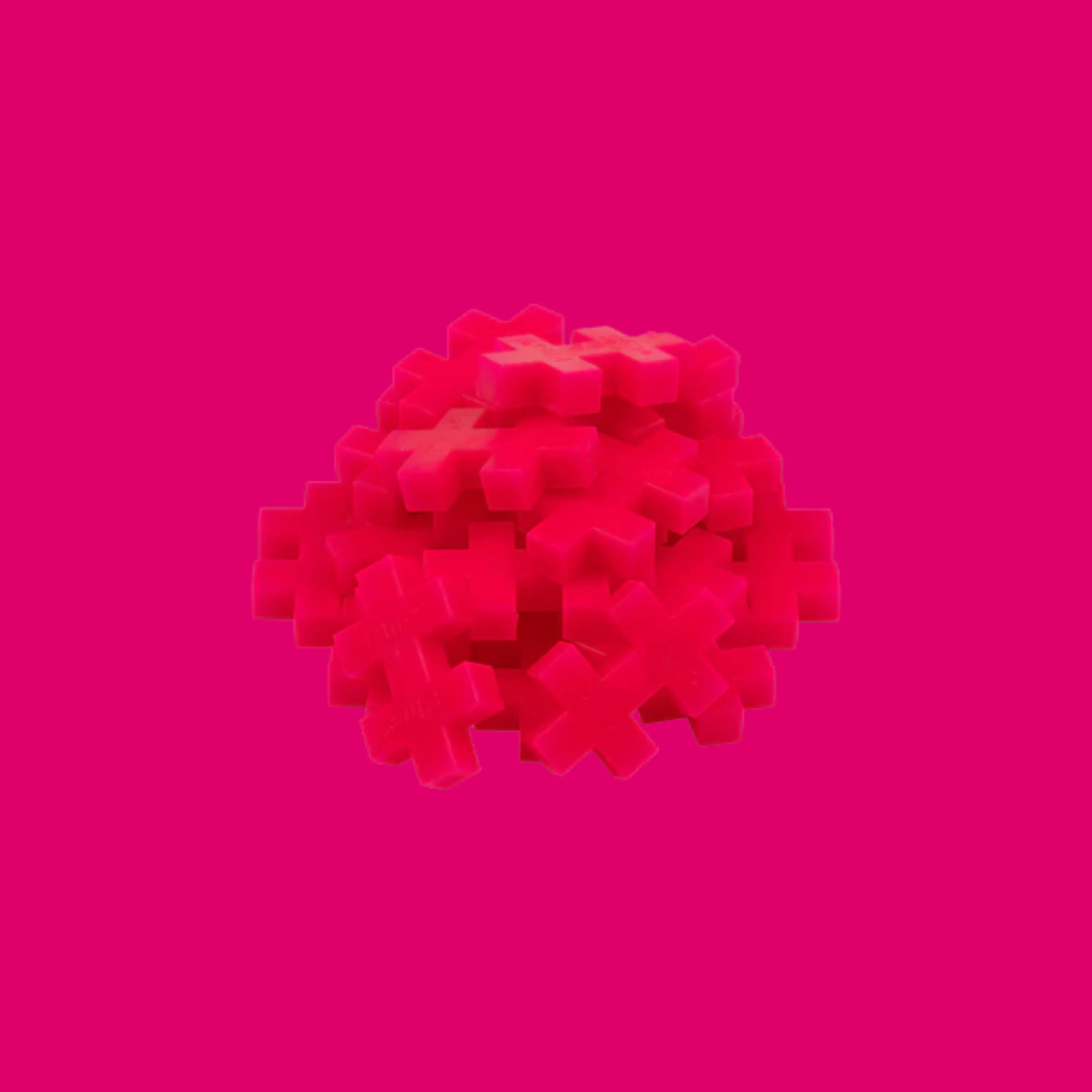 25 pc BIG Bulk Bag - Neon Pink - Image 3