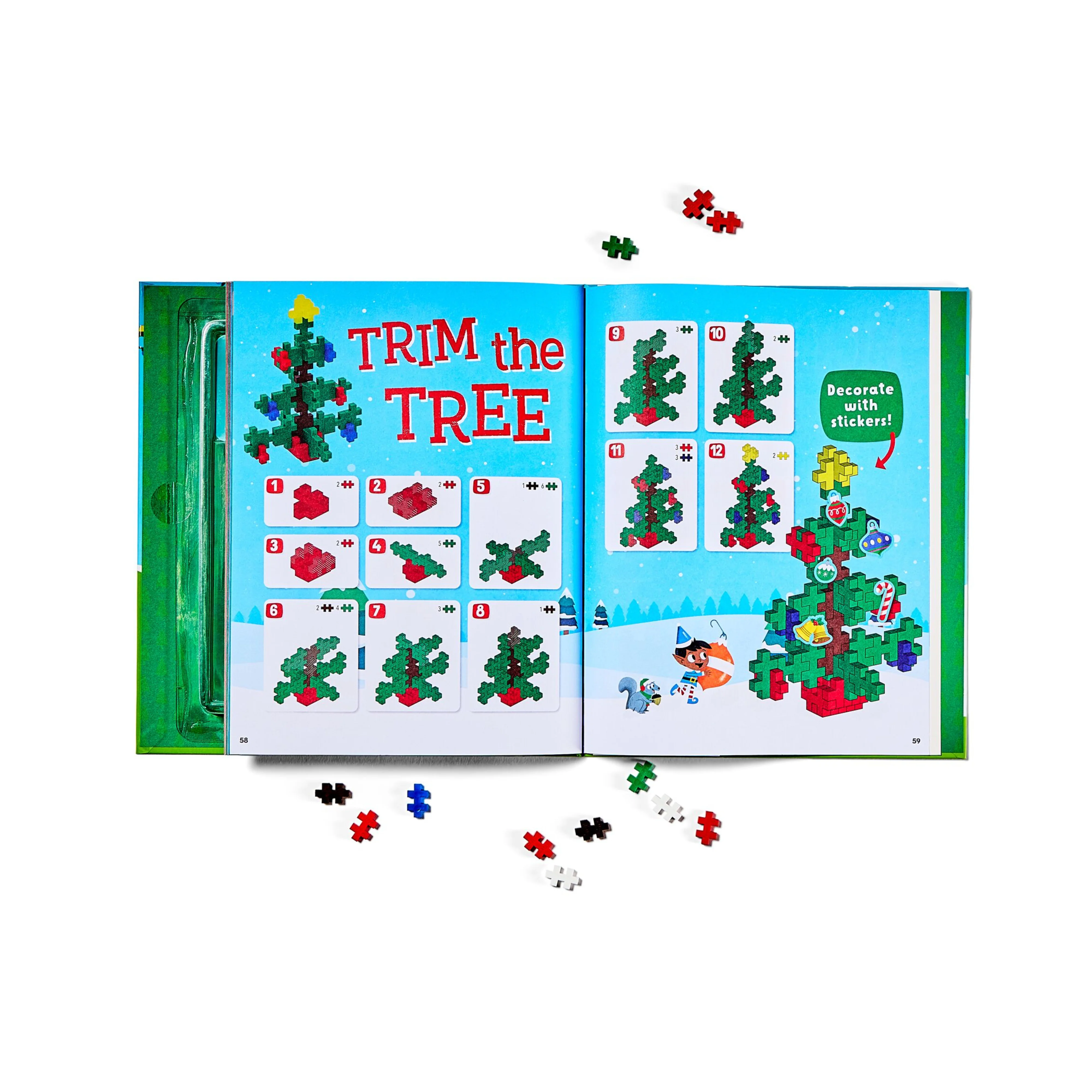 Highlights x Plus-Plus: Christmas Puzzle and Play - Image 4