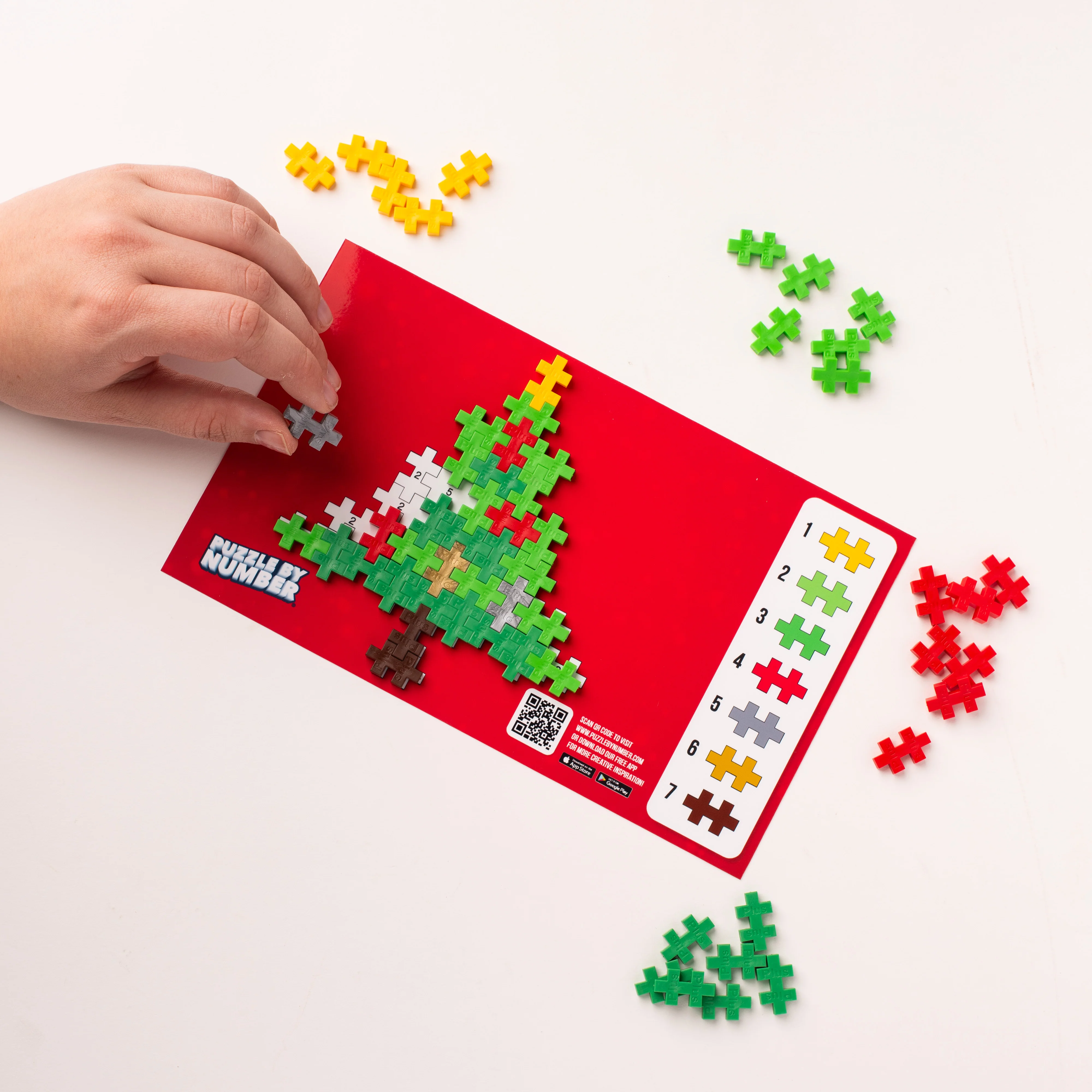 Puzzle by Number® Holiday - 40 pc Christmas Tree - Image 2