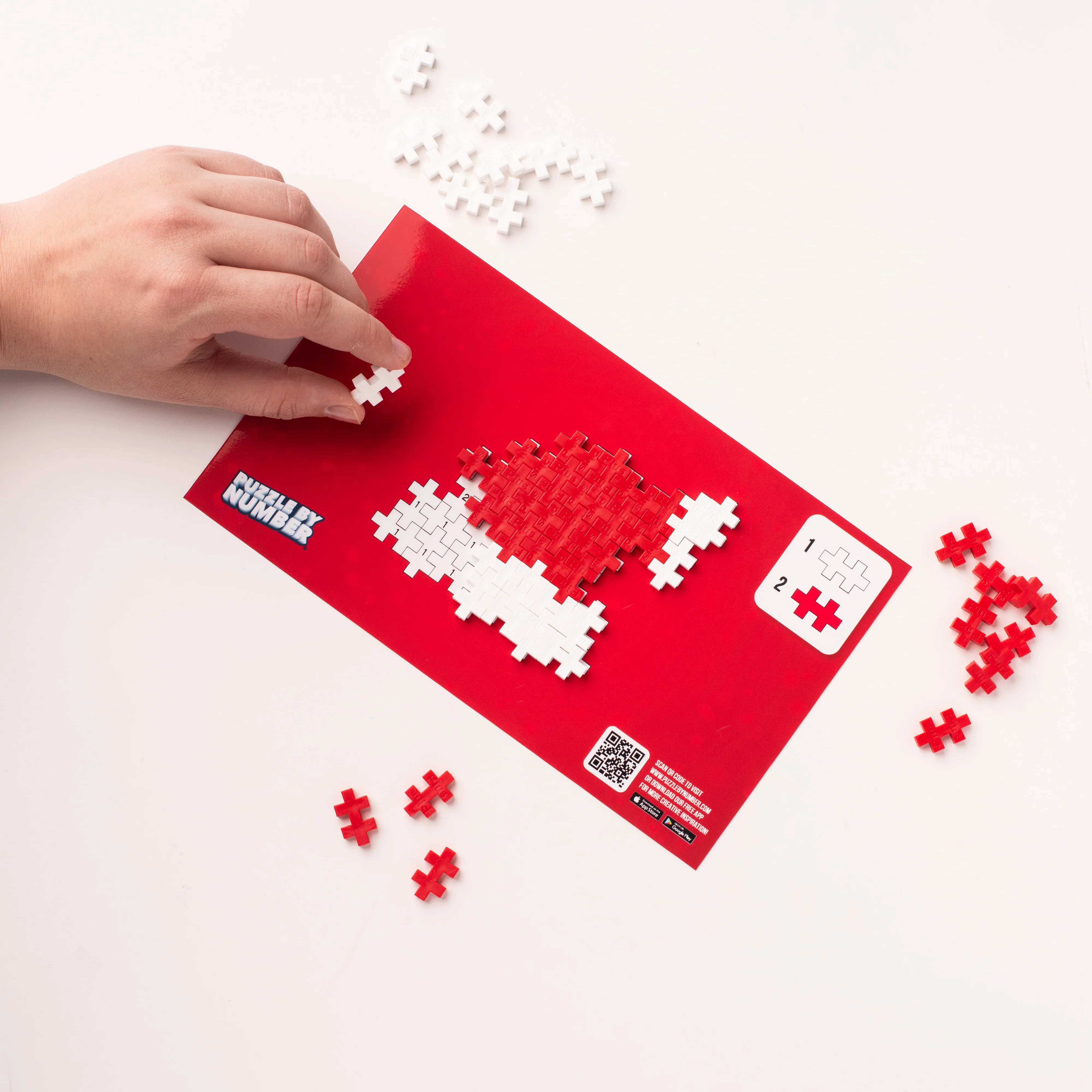 Puzzle by Number® Holiday - 40 pc Santa Hat - Image 2