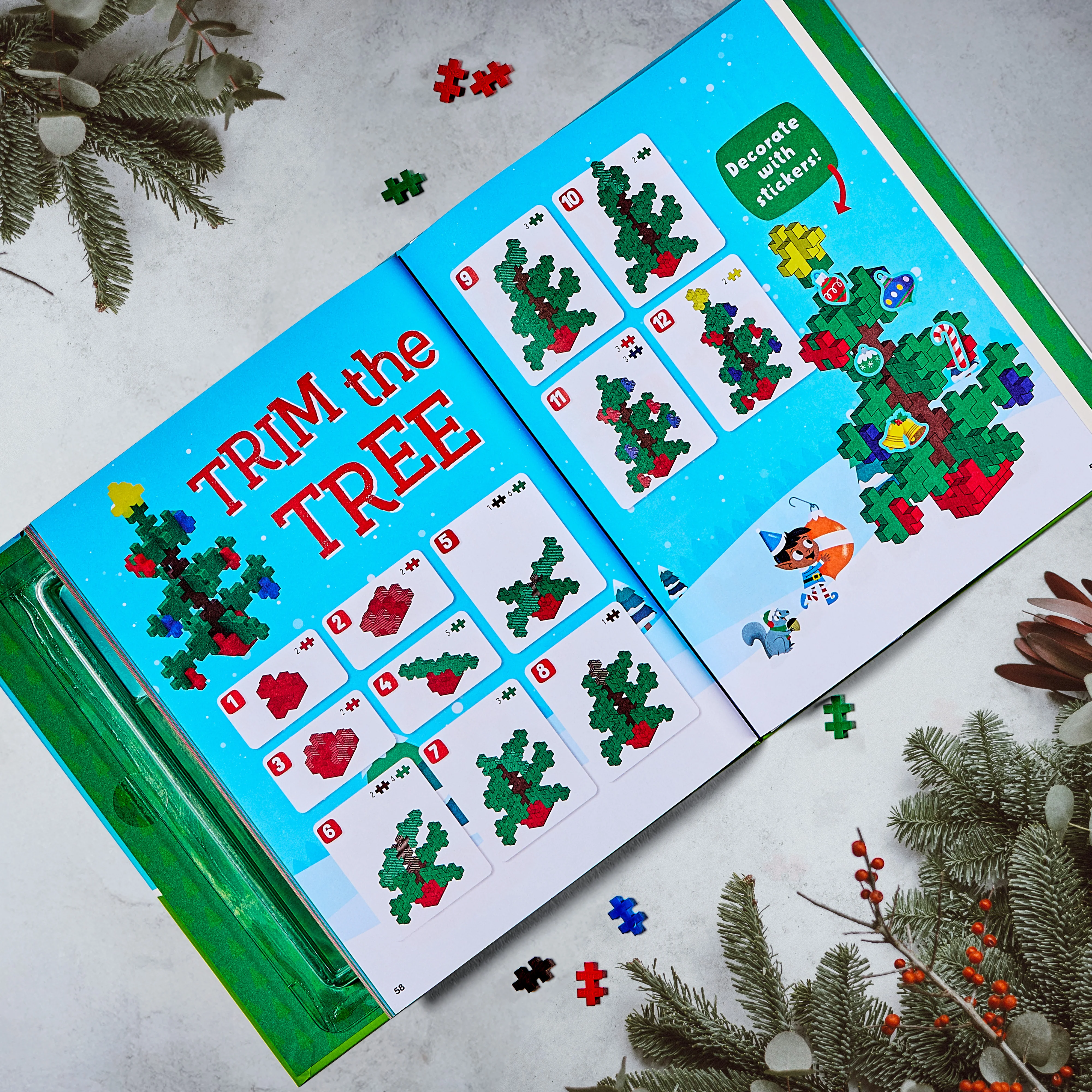 Highlights x Plus-Plus: Christmas Puzzle and Play - Image 2